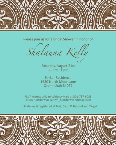 Bridal Invite