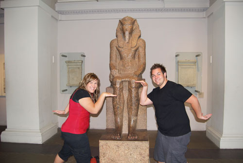 "Walk like an Egyptian"